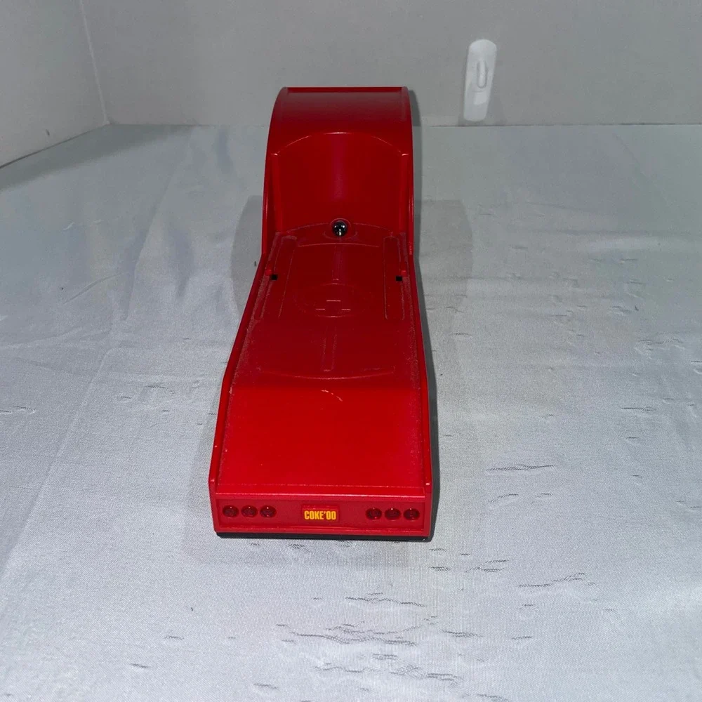 Coca-Cola NASCAR Semi Truck Trailer Santa Claus Red Diecast Hauler COKE 02